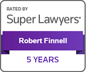 Rated by Super Lawyers Robert Finnell 5 Years